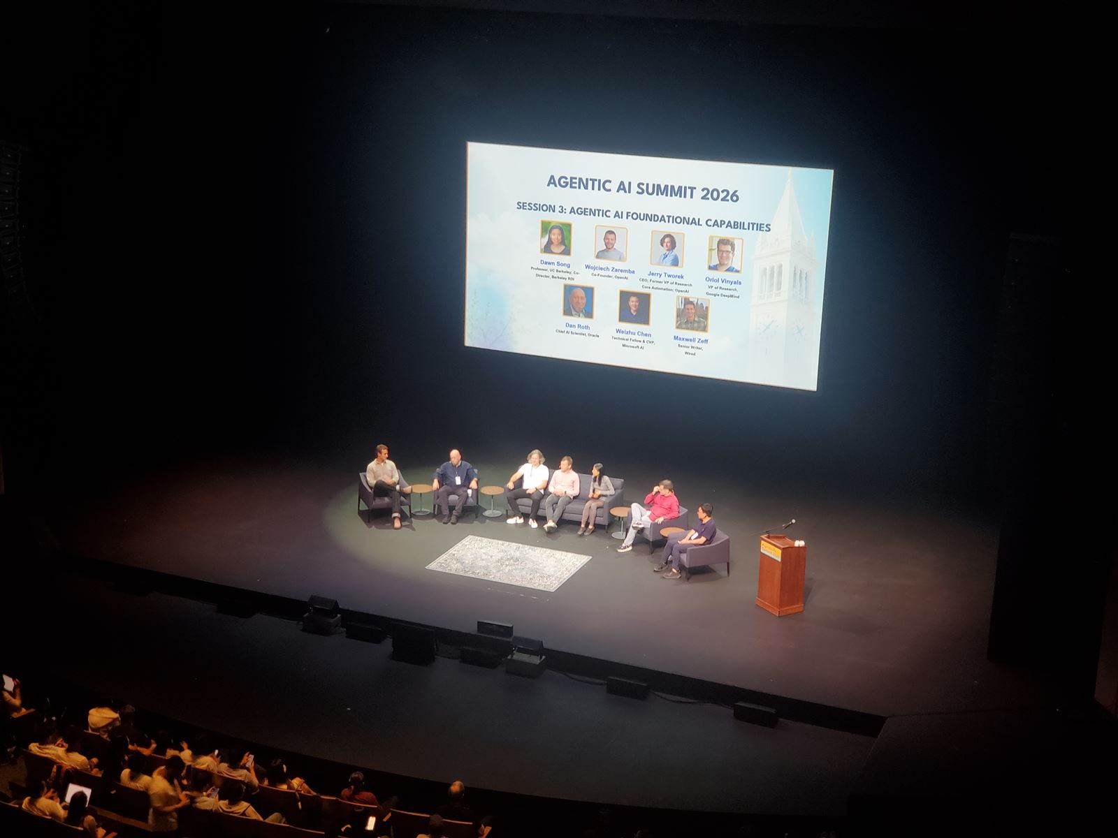 Attended the Agentic AI Summit 2026 at UC Berkeley.